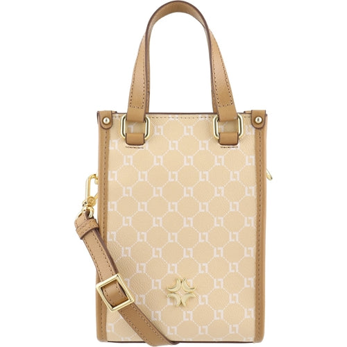 BOLSA PEQUENA MONOGRAMA NATURAL